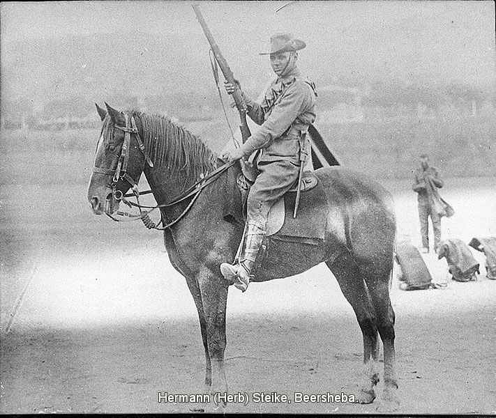 Mounted Light Horseman Hermann Steike