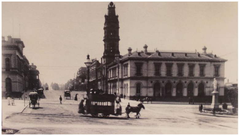 Horse tram in Ballarat