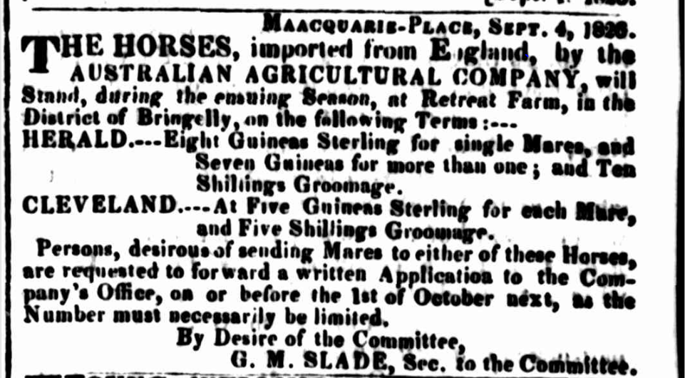Sydney Gazette and New South Wales Advertiser, Saturday 9 September 1826