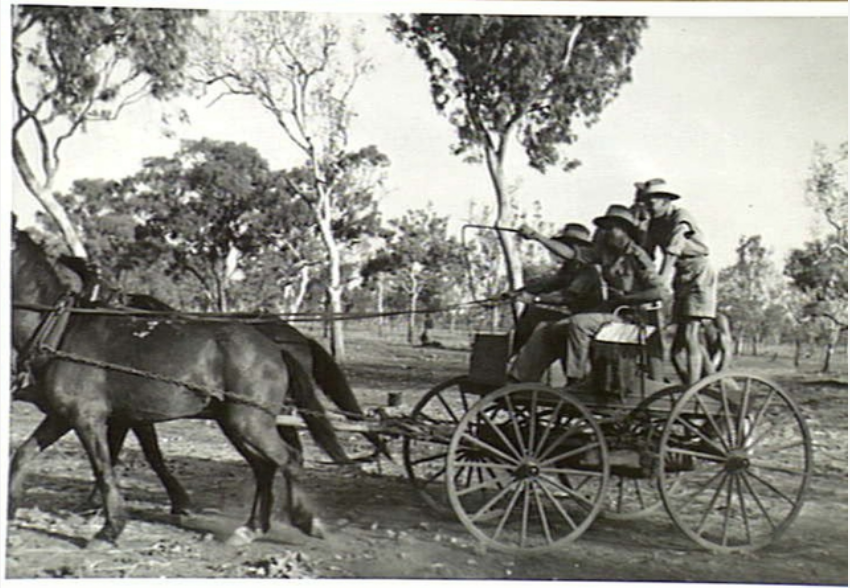 Ration and mail buggy of the North Australian Observer Unit 1943