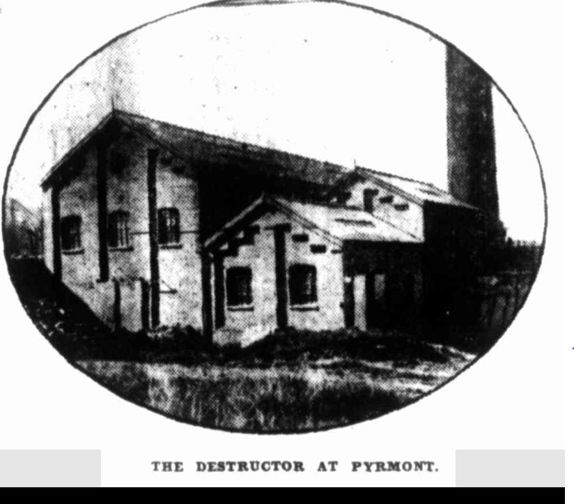Building for burning rubbish in 1911, known as The Destructor