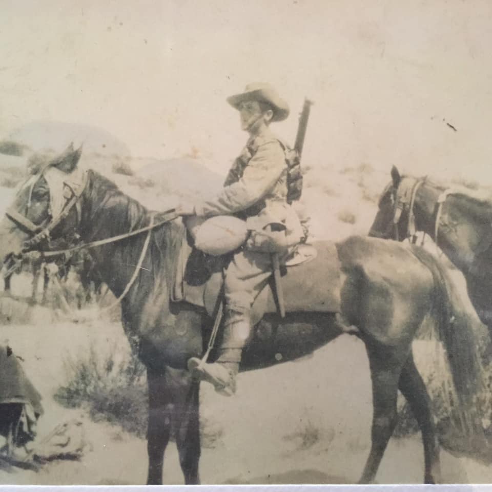 Mounted Light Horseman, grandfather of Donna Jowett Poulus