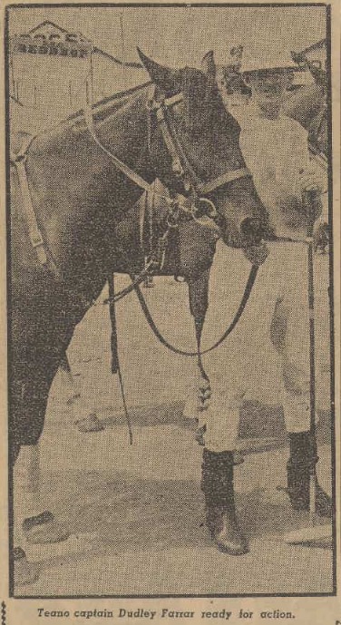 Dudley Farrar ready for polo action