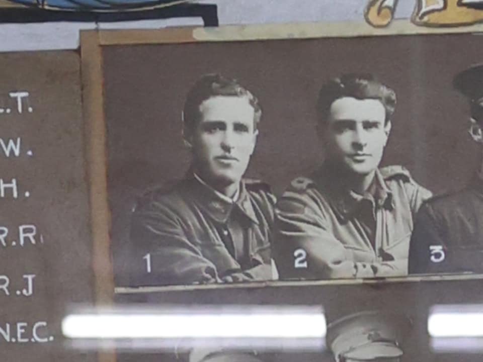 Honour roll of Light Horseman at Hurstville with photos of Jowett brothers