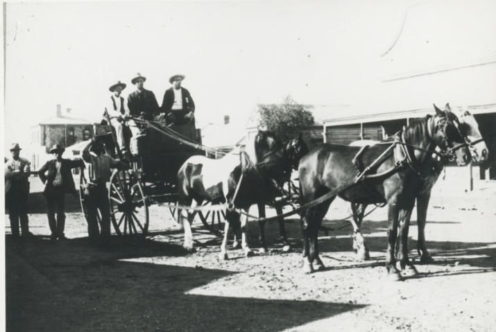 'Mail coach or waggonette Port Augusta to...' State Library S.A.