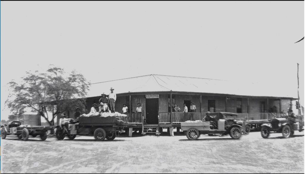 On the truck is painted “Atkinson Bros” and under that “Wild Australia Buckeroos.” Photo taken 1920’s-1931, by Mick’s uncle Wattie (Amos B. Watts), when he worked in the Flinders and Richmond districts as a jackeroo, wool classer and station mechanic