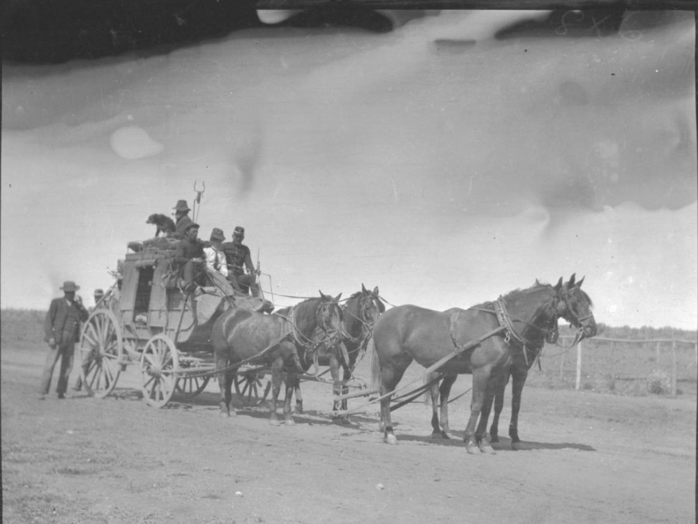 'Cobb & Co. coach, Coolgardie, 1890s.' State Library W.A.