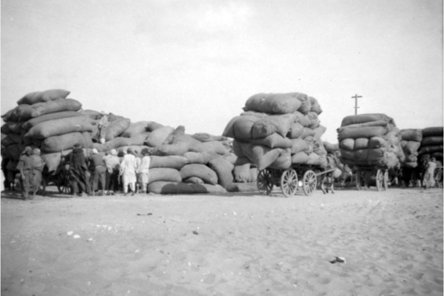 'Tibbin stack.' WW1. Philip Schuler photo.