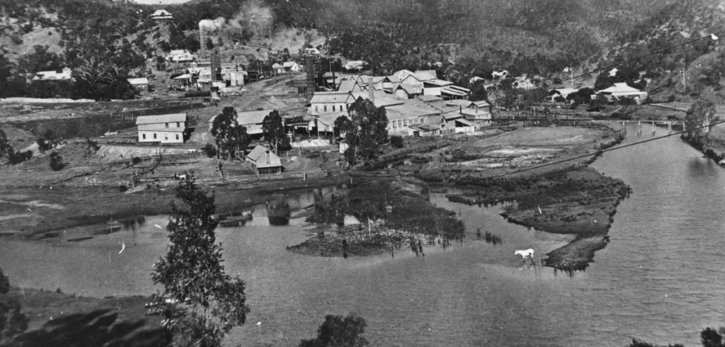 Irvinebank dam burst in 1918