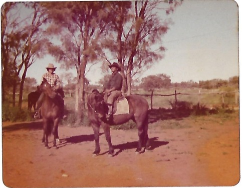 On Ringwood Station NT, October 1978. Michael Gaynor private collection photo.