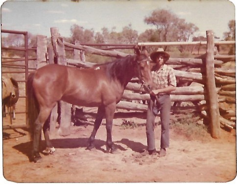 On Ringwood Station NT, October 1978. Michael Gaynor private collection photo.