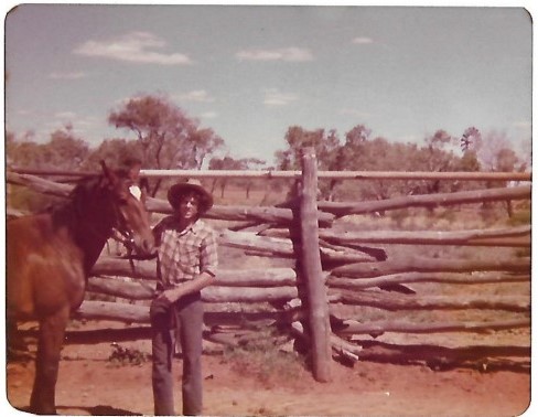 On Ringwood Station NT, October 1978. Michael Gaynor private collection photo.