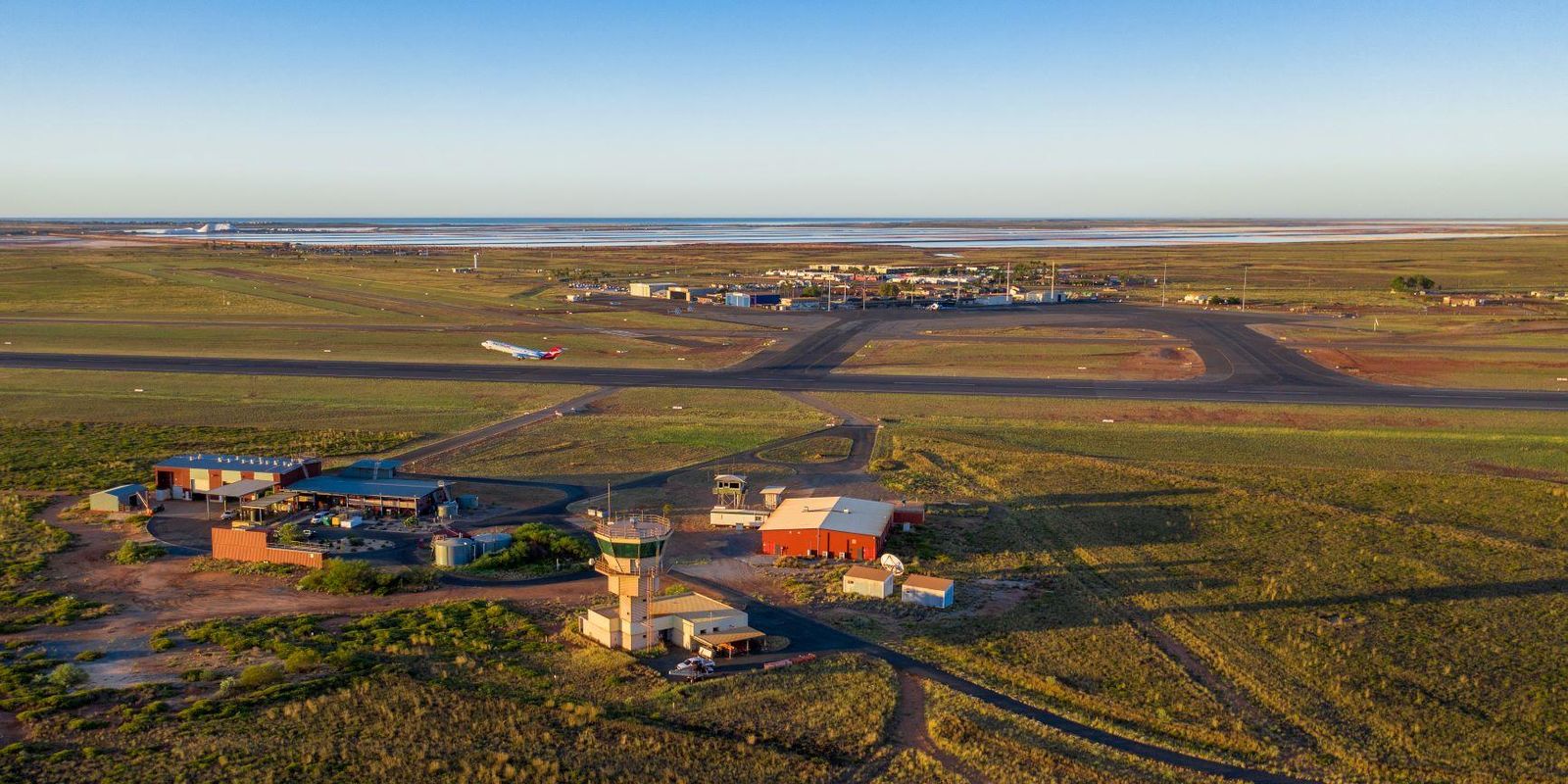 Aerial view of Port Hedland Airport 2021, porthedlandairport.com.au