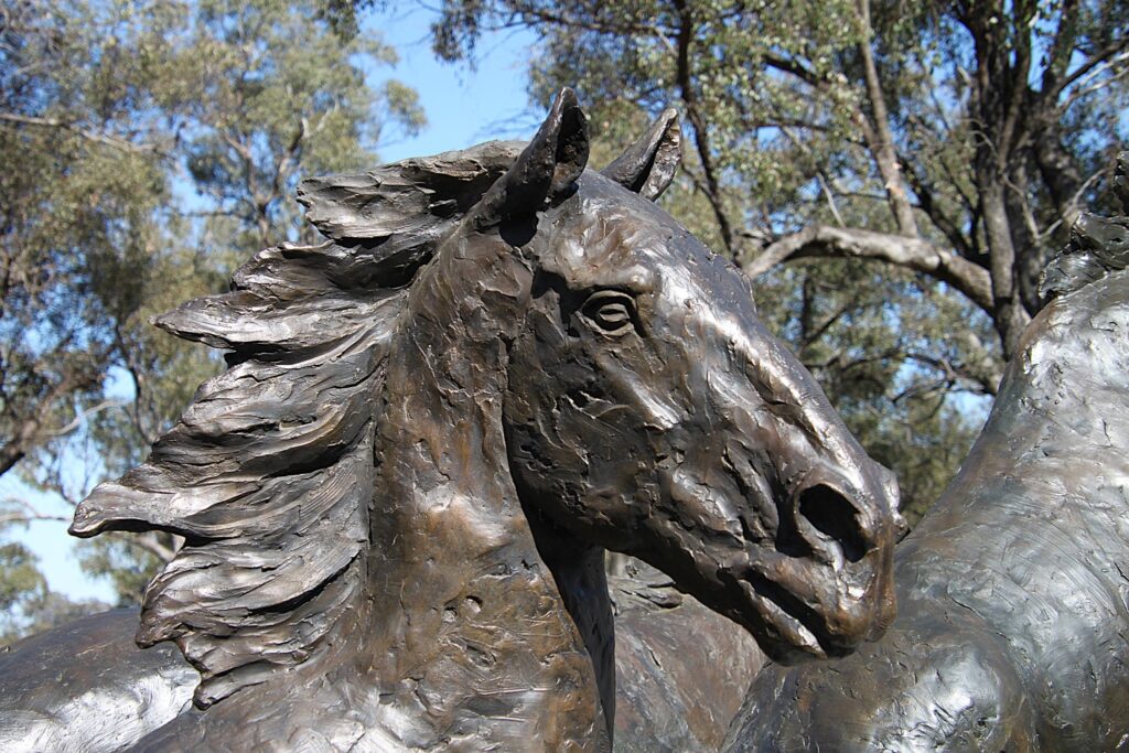 Brumbies Run Sculpture by Brett Mon Garling, Barry Smith photo