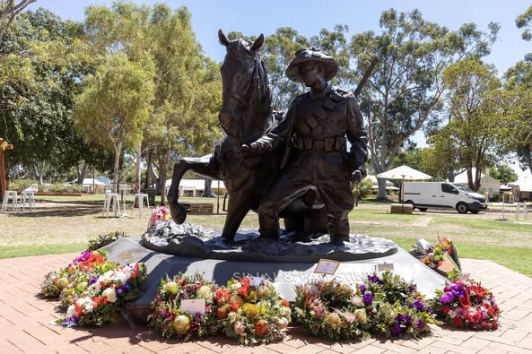 10th Light Horse Regiment statue, Stirling Square, Guildford, W.A.

Photo from the City of Swan Facebook page.