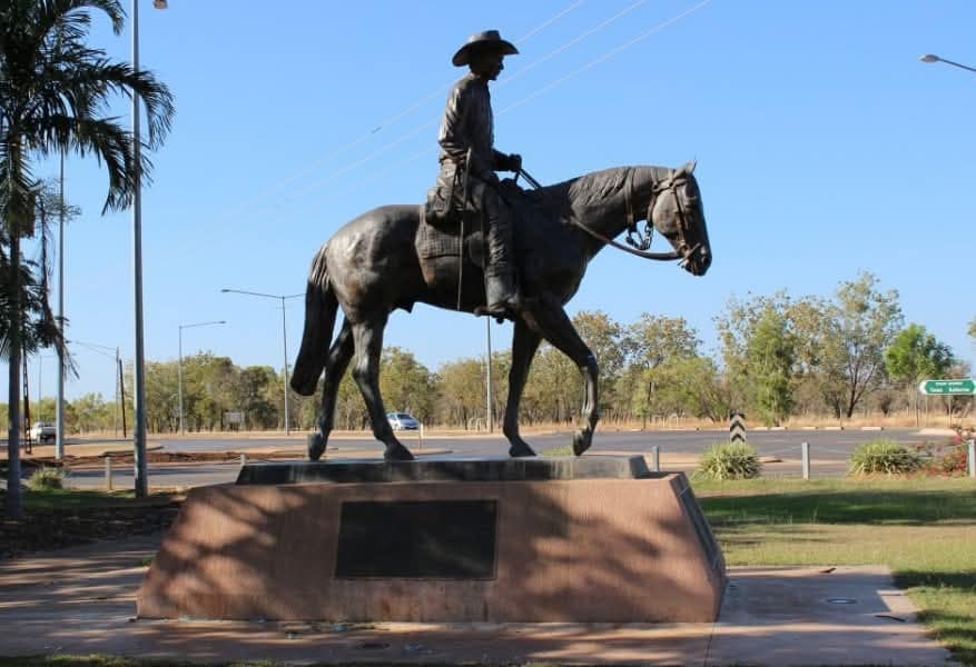 The Pioneer Statue, Katherine NT, from Australian History The Way it Was Facebook page