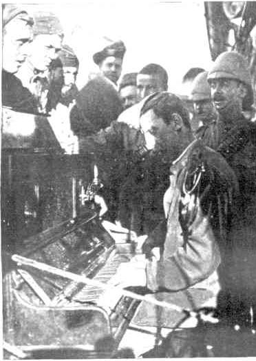 Tom accepted the donation of a piano to his troops when leaving Australia, a bold move. However it proved great for morale. This photo is the men singing to "The Absent Minded Beggar" on their way home on the little ship Harlech Castle - conditions were very crowded, but no drop in morale happened at all. The piano was used on the trip to Africa, then stored at Cape Town after they left there for the field, and brought back into use as they arrived back in Cape Town, then came with them back here. Not one person on board knew the Colonel was ill. He'd been wounded onthe night march to attack Colensberg, this affected him for the rest of his life. Photos from the Australasian, 8th December 1900.
