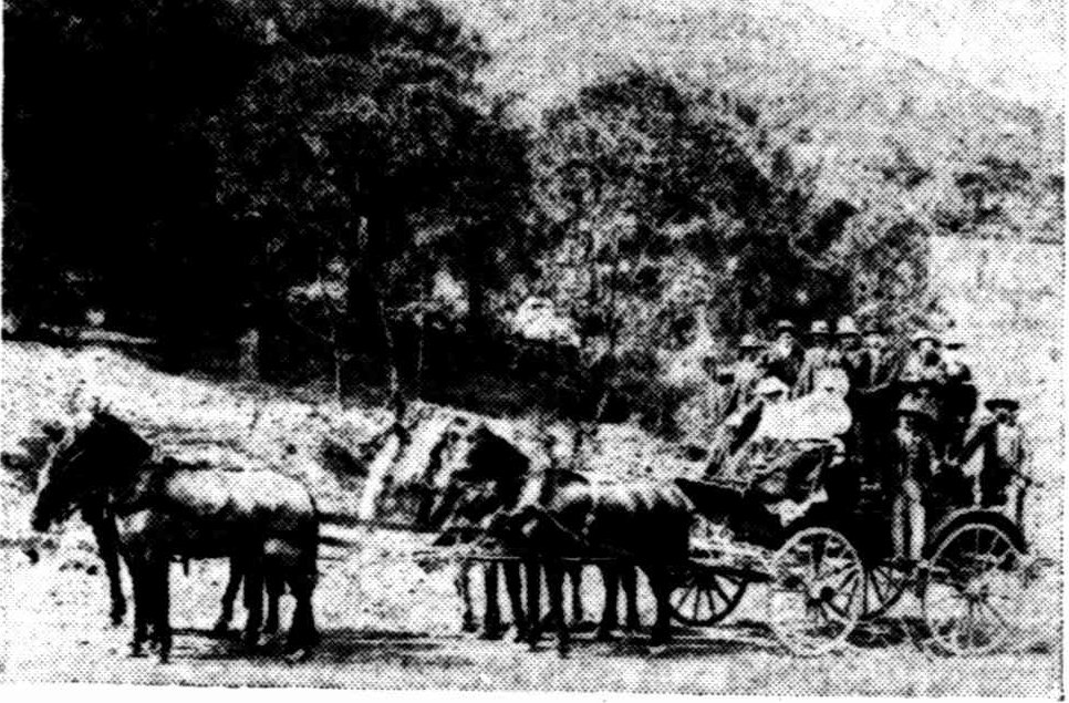 Blinman mail coach The Mail, 30th July 1932