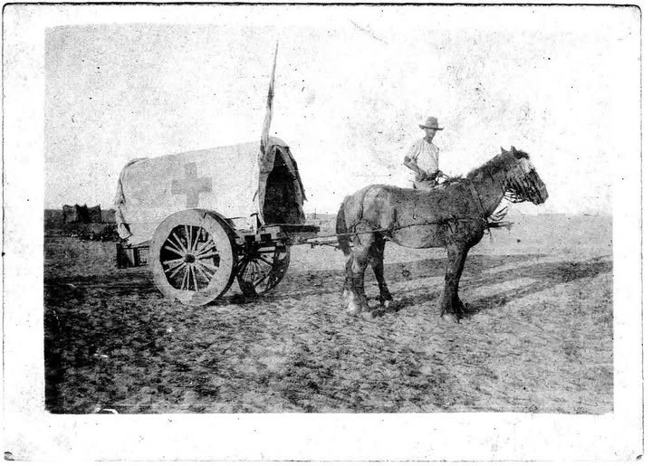 "My Grandfather - 4th LH Field Ambulance Egypt. Driver M B Sloan. He also had camel litters in the Camel Corp. He did the charge of Beersheba and was taken prisoner of war 1.5.18 (Es Salt raid). He wrote on the back of this photo "No command is mine, I am a number in the line".' Erin Cook Collecction
