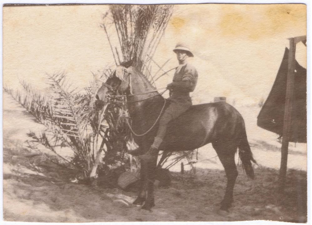 Michael B. Sloan, 4th Light Horse Ambulance, WW1 Driver Michael B. Sloan Collection Erin Cook