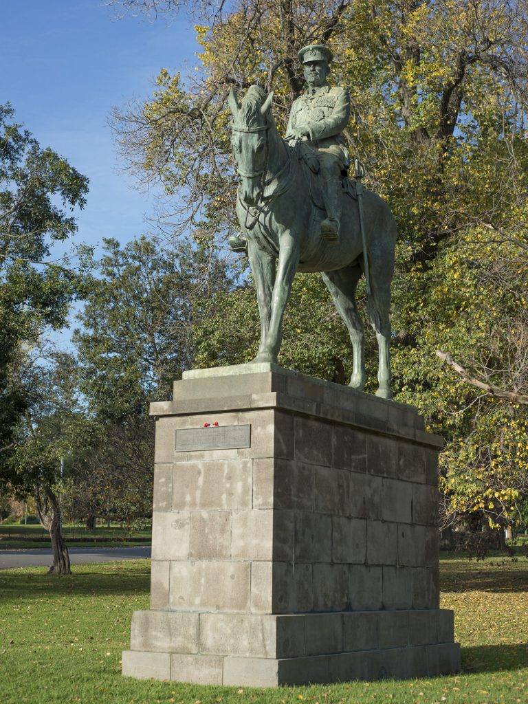 Monash statue, City of Melbourne website pic