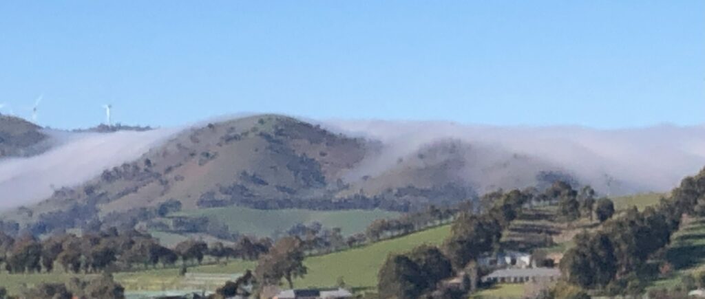 Australian Light Horse Memorial Park Seymour 2025, view from ANZAC1 Hill