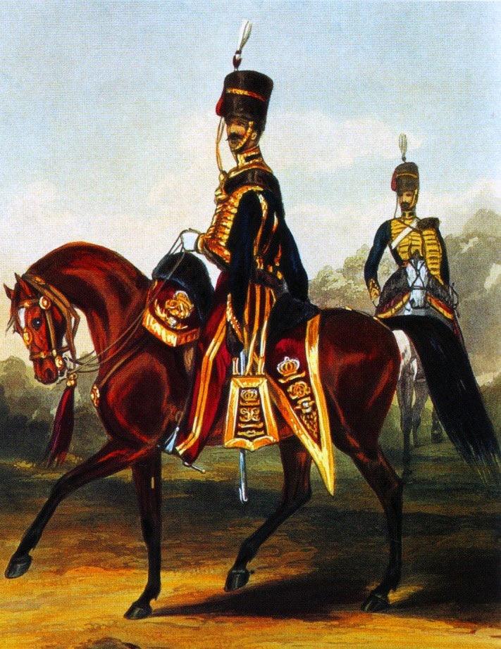 Hussar at battle of Balaclava, Crimea, where in 1854 the Charge of the Light Brigade took place. With the help of one of the old Hussars, now a mounted policeman, the mounted police of Perth took the place of Hussars to escort the Royal person about.