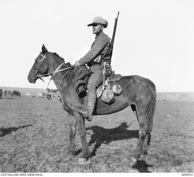 Trooper Ronald E Easther of the 5th South Australian Imperial Bushmen's Contingent. South Africa. 1900. AWM