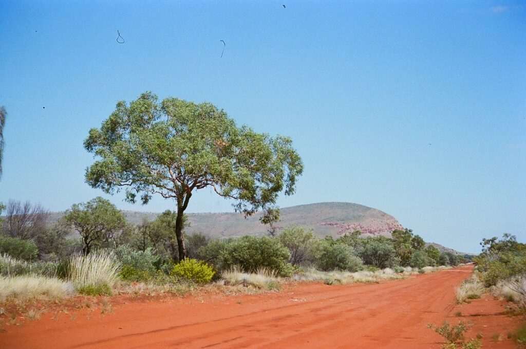 Access road to Newhaven Wildlife Conservancy NT