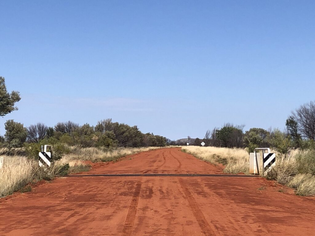 Start of Newhaven Wildlife Conservancy Access Road NT