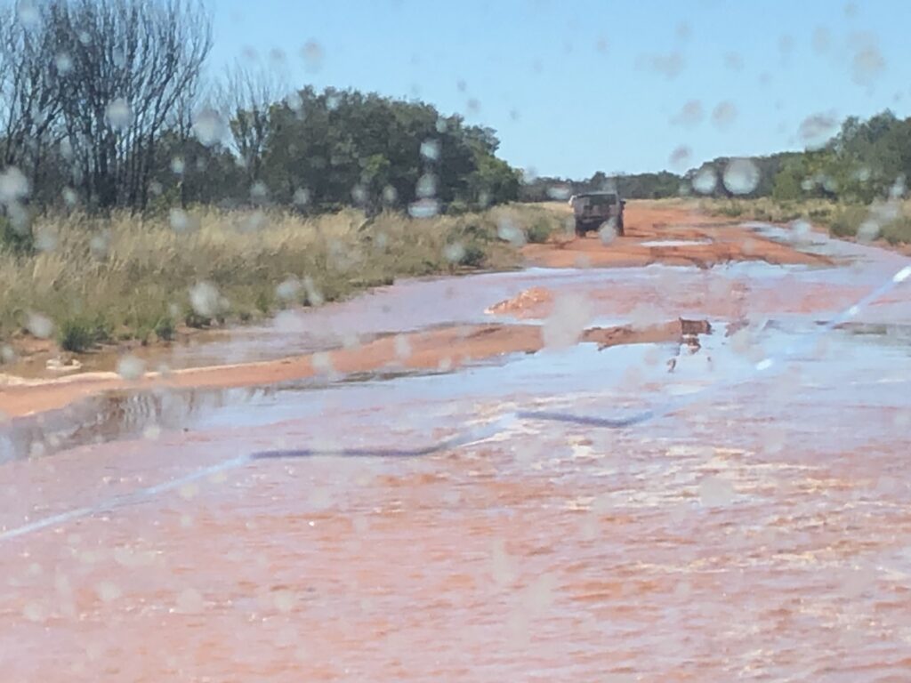 Newhaven access road on way out