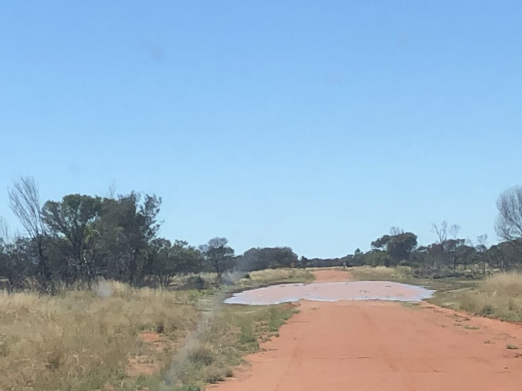 Newhaven access road on way out