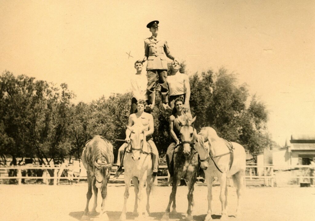 'Police vaulting team 1940 - Thebarton Police Barracks sand manege.'
Richard Mails photo